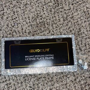 Bling License Plate Frame